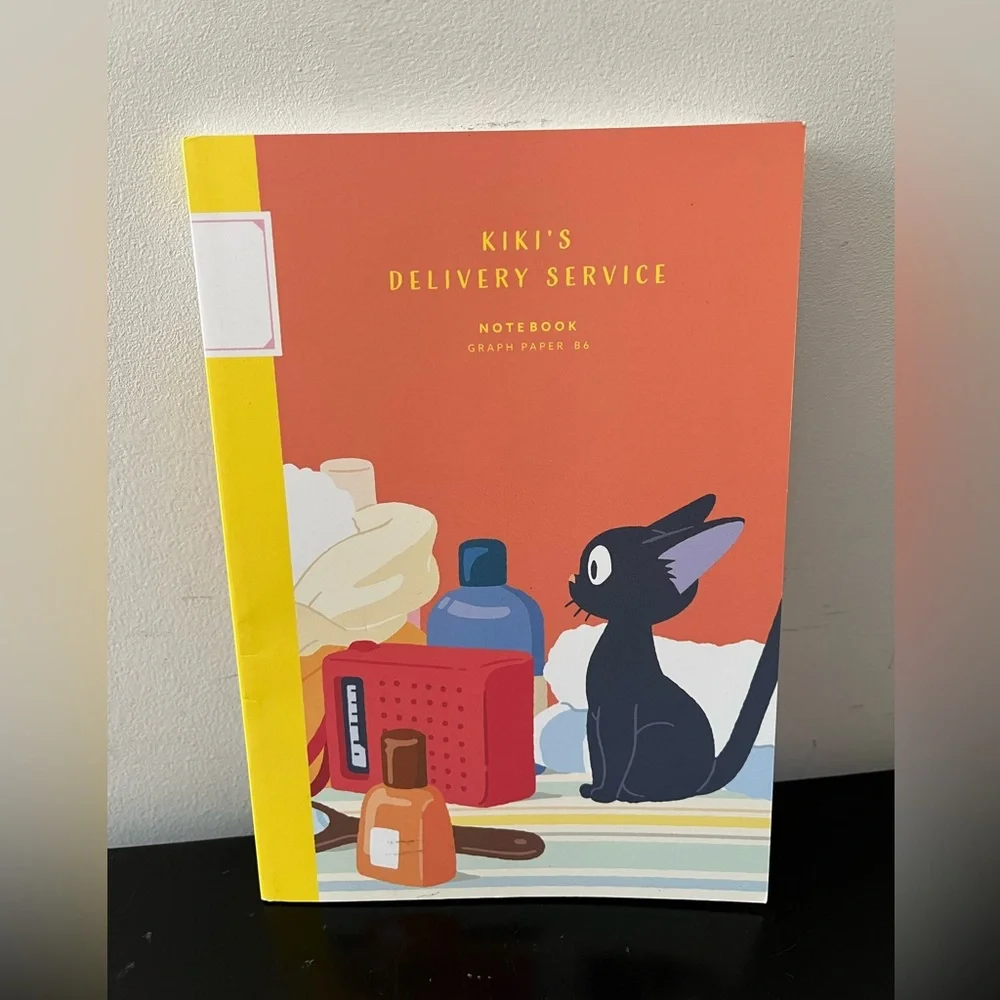 Studio Ghibli Kiki's Delivery Service Jiji Graph Mini Thin Journal
